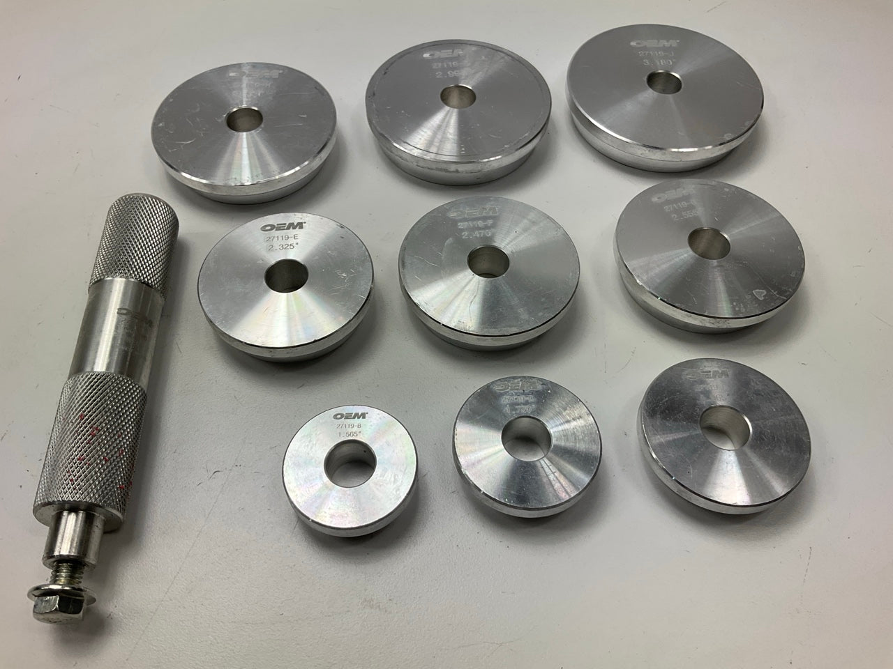 USED #21 - OEM Tools 27119 Bearing And Race Installer Tool Set, Seal Driver Set