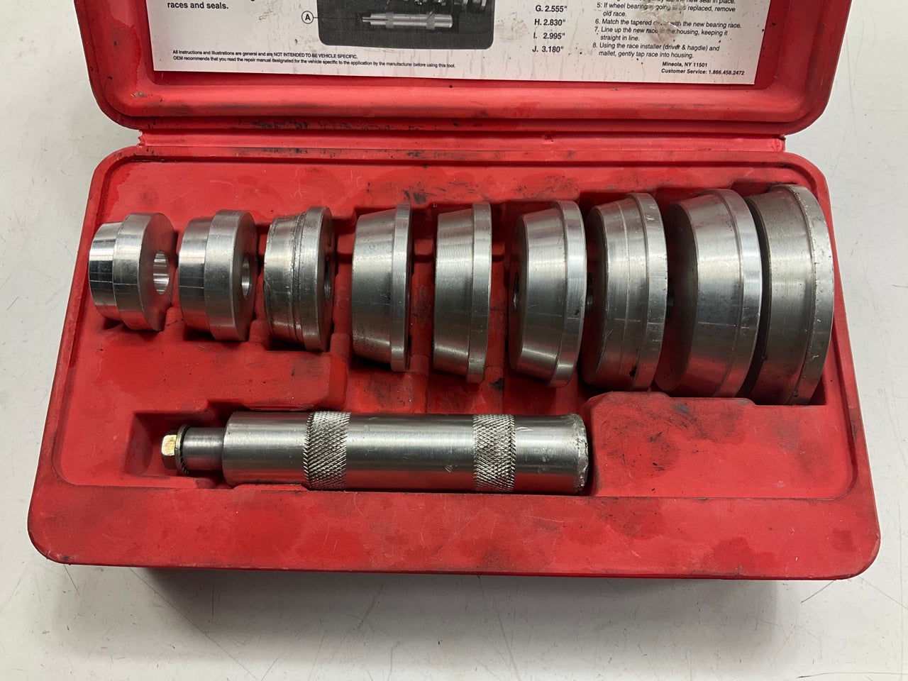 USED #26 - OEM Tools 27119 Bearing And Race Installer Tool Set, Seal Driver Set