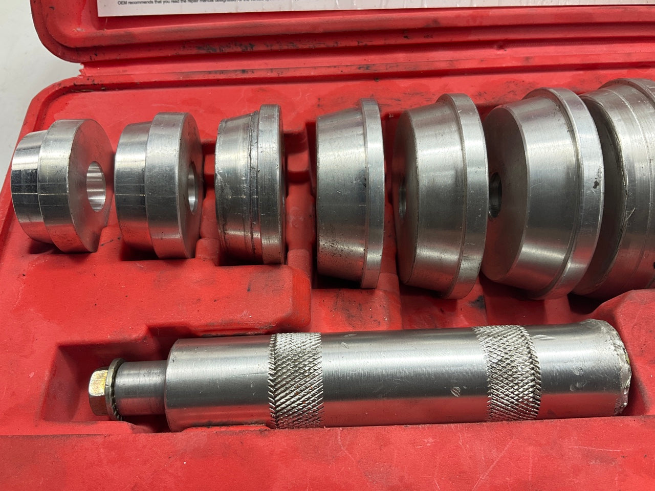 USED #26 - OEM Tools 27119 Bearing And Race Installer Tool Set, Seal Driver Set