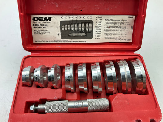 USED #28 - OEM Tools 27119 Bearing And Race Installer Tool Set, Seal Driver Set