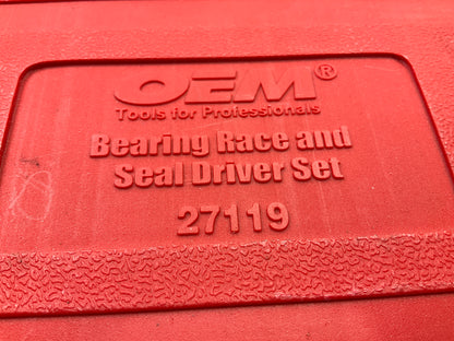 USED #28 - OEM Tools 27119 Bearing And Race Installer Tool Set, Seal Driver Set