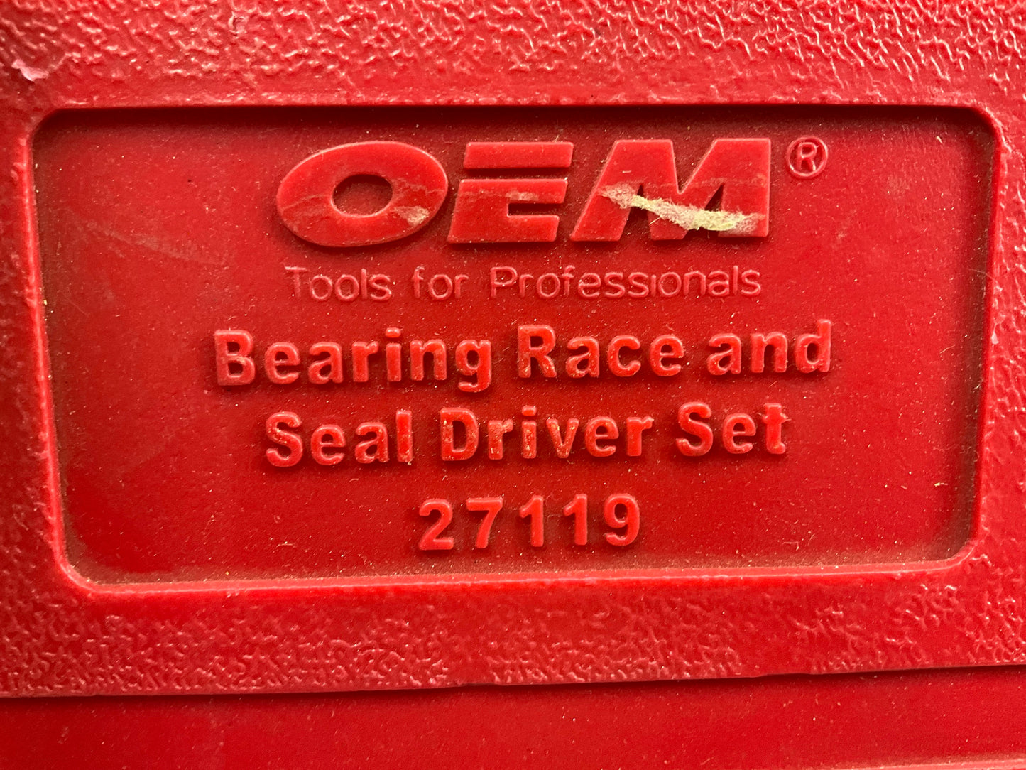USED # 30 - OEM Tools 27119 Bearing And Race Installer Tool Set, Seal Driver Set