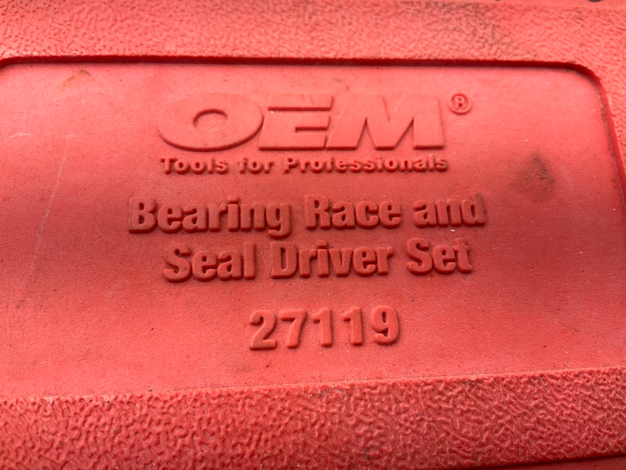 USED # 35 - OEM Tools 27119 Bearing And Race Installer Tool Set, Seal Driver Set
