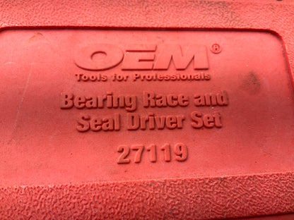 USED # 35 - OEM Tools 27119 Bearing And Race Installer Tool Set, Seal Driver Set