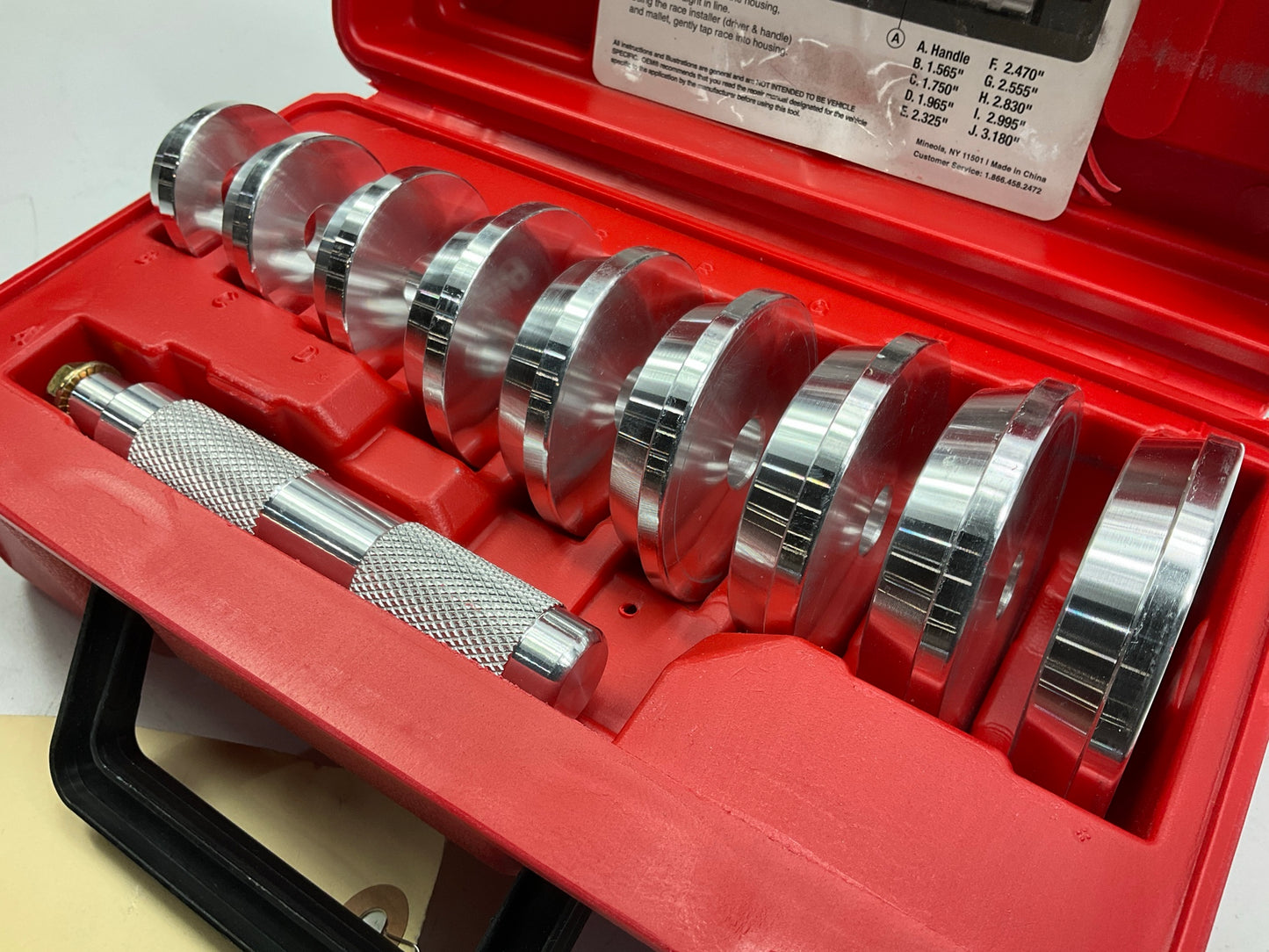 USED # 38 - OEM Tools 27119 Bearing And Race Installer Tool Set, Seal Driver Set