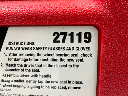 USED # 38 - OEM Tools 27119 Bearing And Race Installer Tool Set, Seal Driver Set