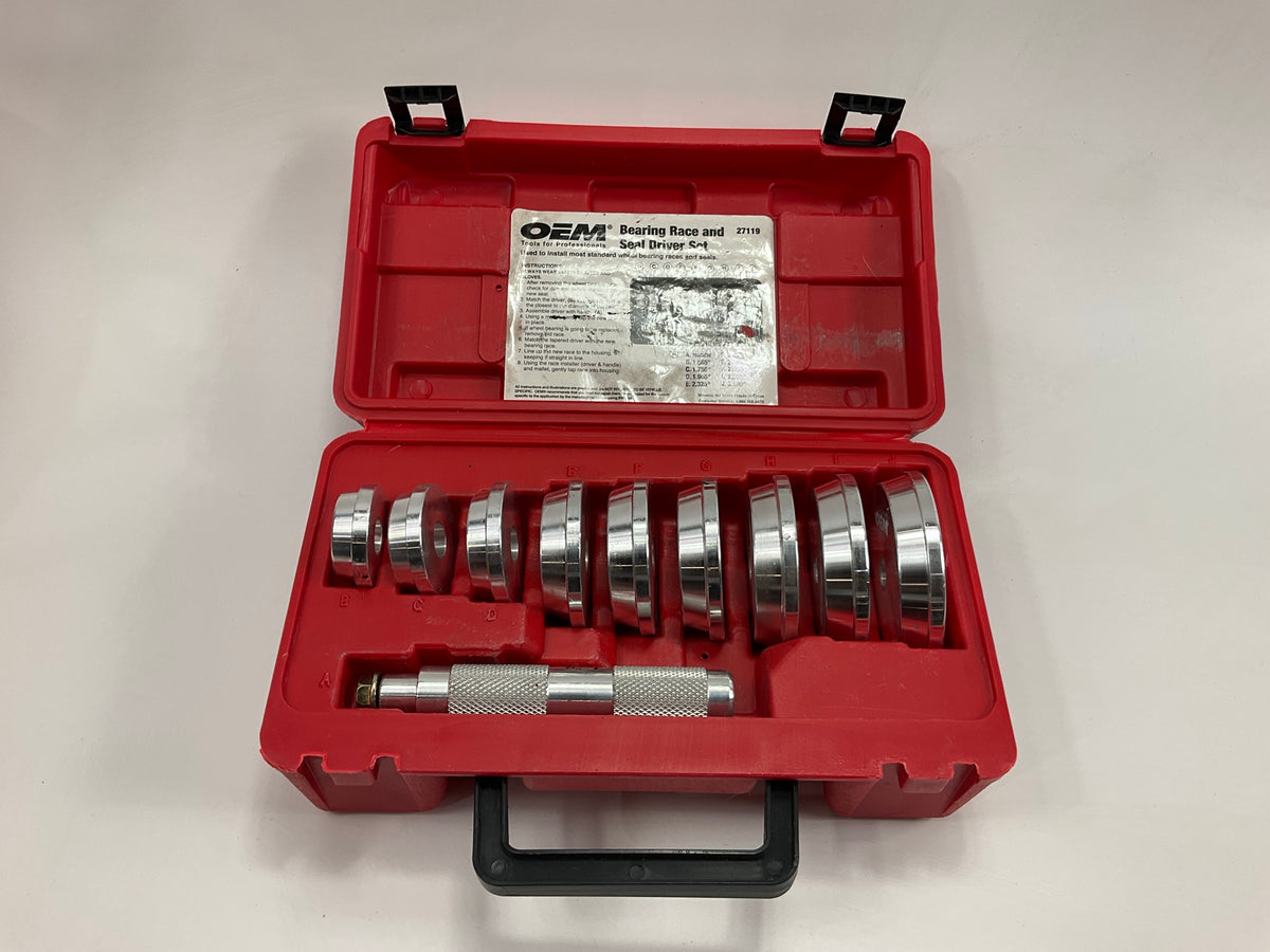 USED #5 - OEM Tools 27119 Bearing And Race Installer Tool Set, Seal Driver Set