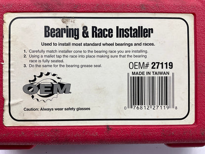 USED #8 - OEM Tools 27119 Bearing And Race Installer Tool Set, Seal Driver Set