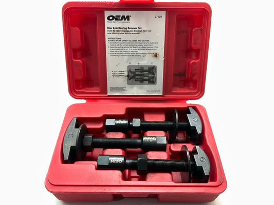 USED #11 OEM Tools 27129 Rear Axle Bearing Remover Tool Set