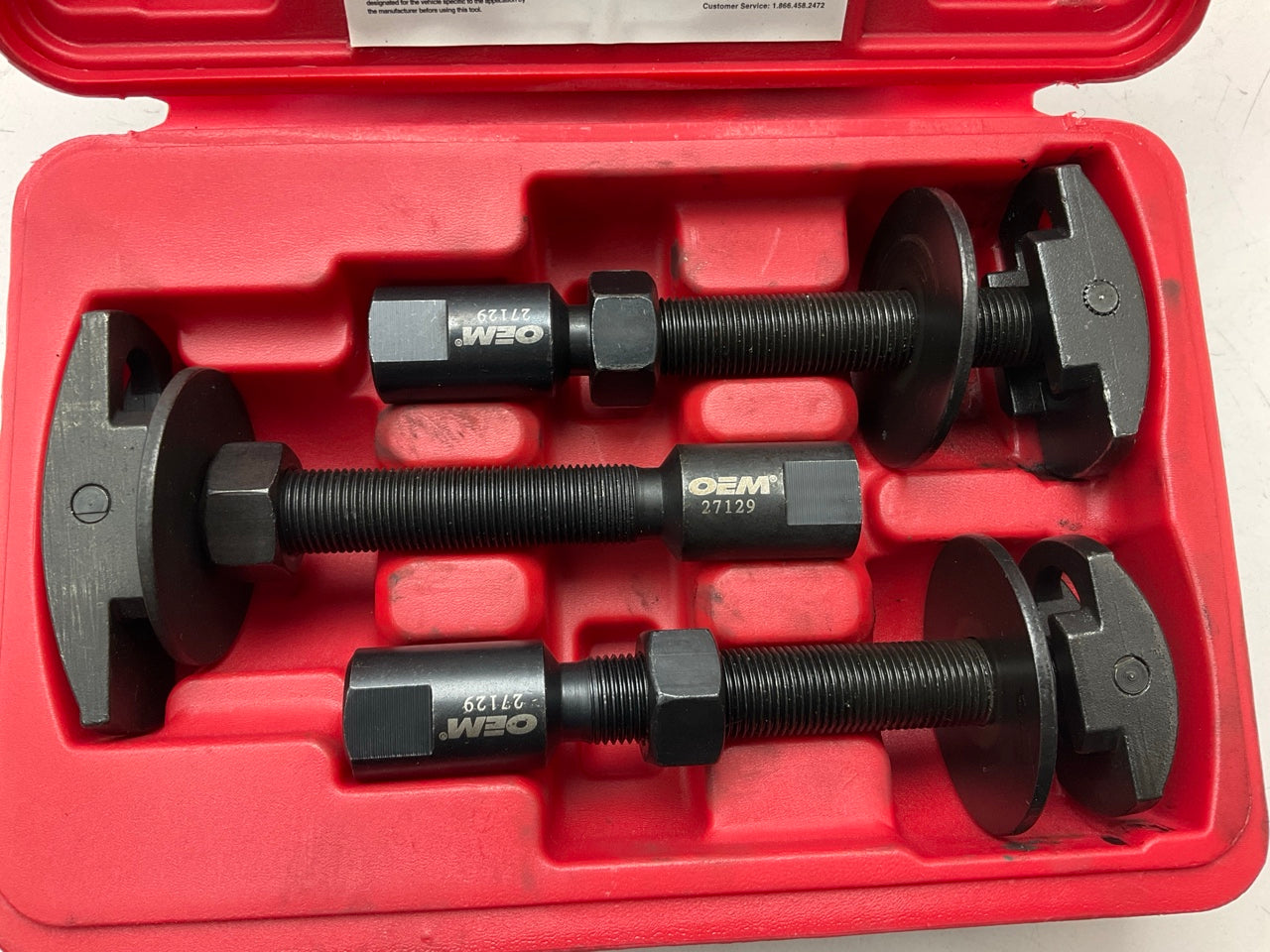 USED #11 OEM Tools 27129 Rear Axle Bearing Remover Tool Set