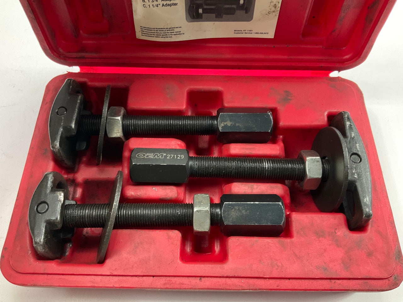 USED #17 OEM Tools 27129 Rear Axle Bearing Remover Tool Set