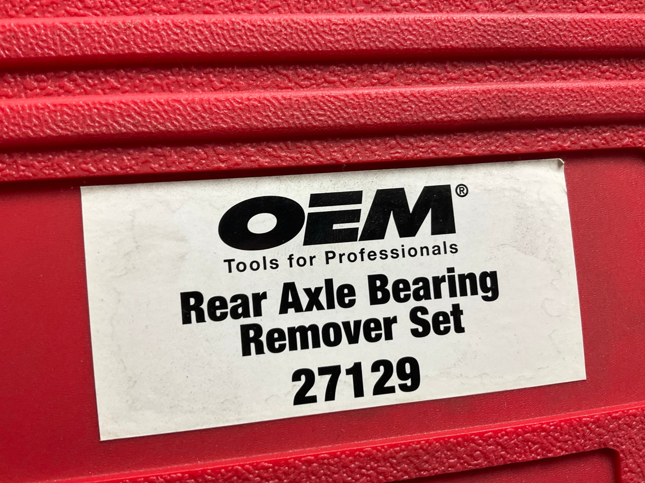 USED #19 OEM Tools 27129 Rear Axle Bearing Remover Tool Set