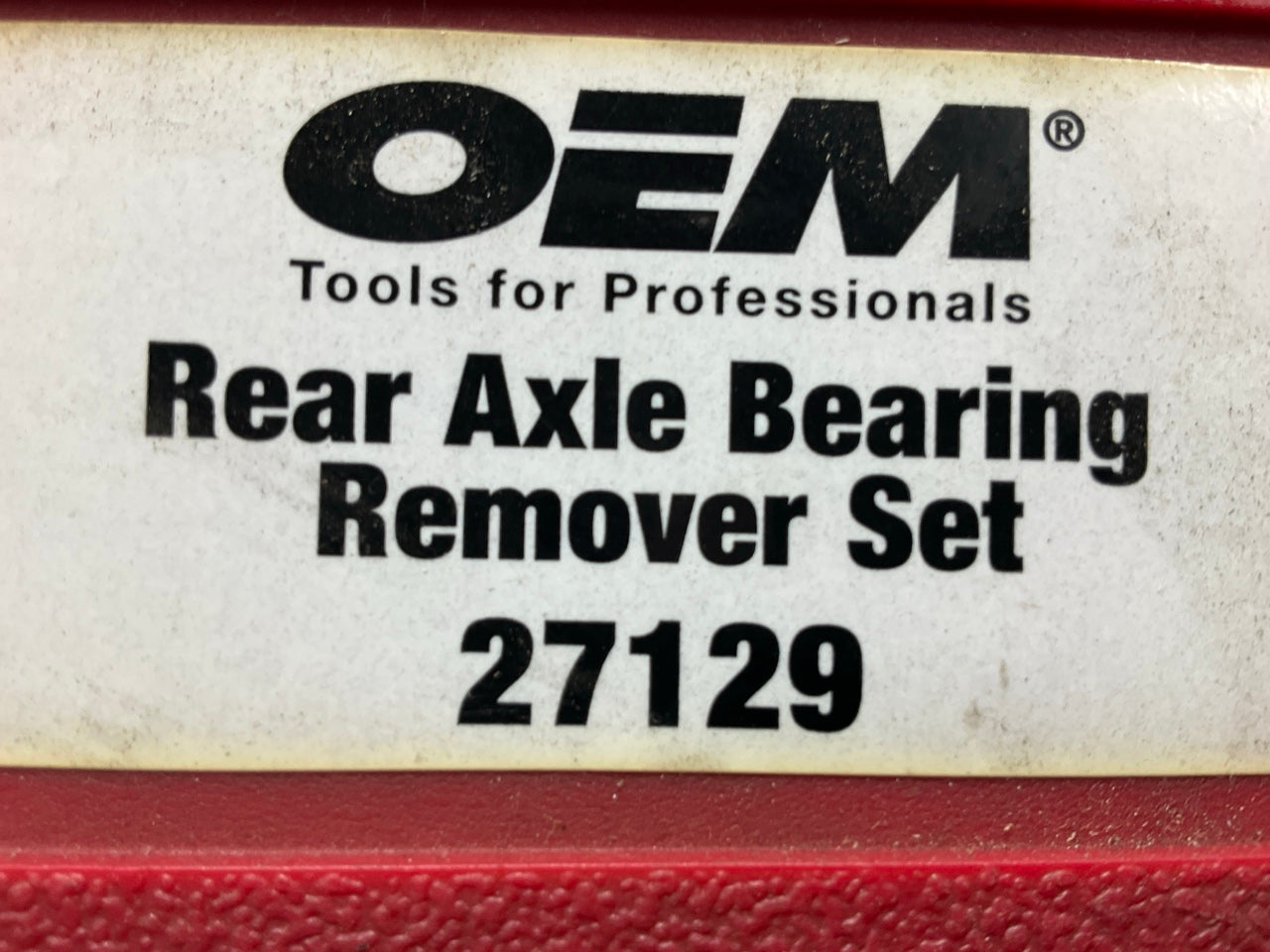 USED #21 OEM Tools 27129 Rear Axle Bearing Remover Tool Set