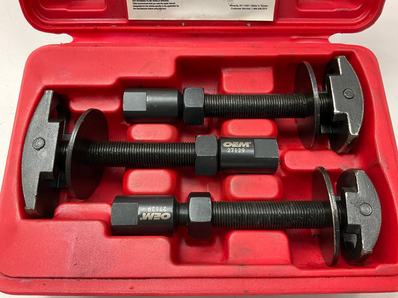 USED #25 OEM Tools 27129 Rear Axle Bearing Remover Tool Set