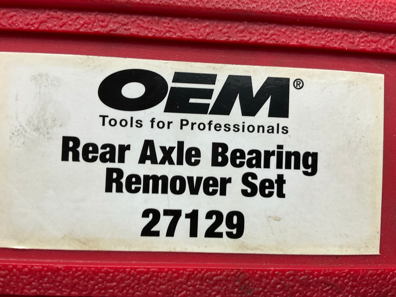 USED #25 OEM Tools 27129 Rear Axle Bearing Remover Tool Set