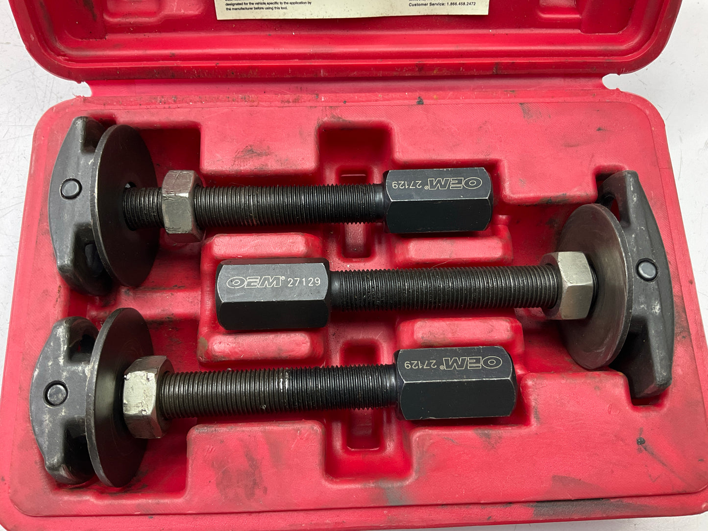 USED #36 OEM Tools 27129 Rear Axle Bearing Remover Tool Set
