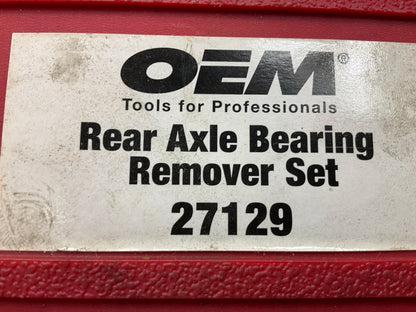 USED #37 OEM Tools 27129 Rear Axle Bearing Remover Tool Set
