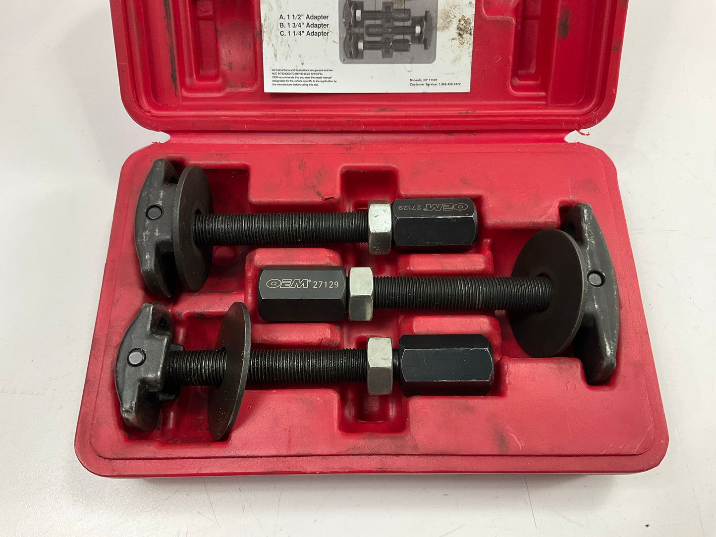 USED #38 OEM Tools 27129 Rear Axle Bearing Remover Tool Set