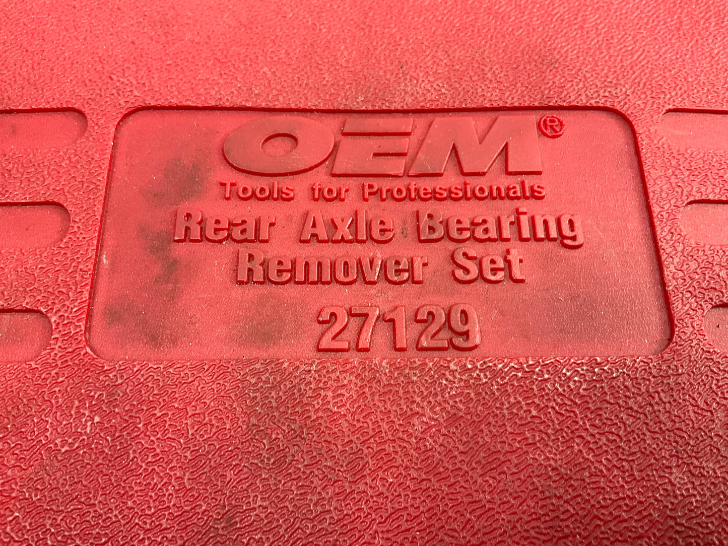 USED #38 OEM Tools 27129 Rear Axle Bearing Remover Tool Set