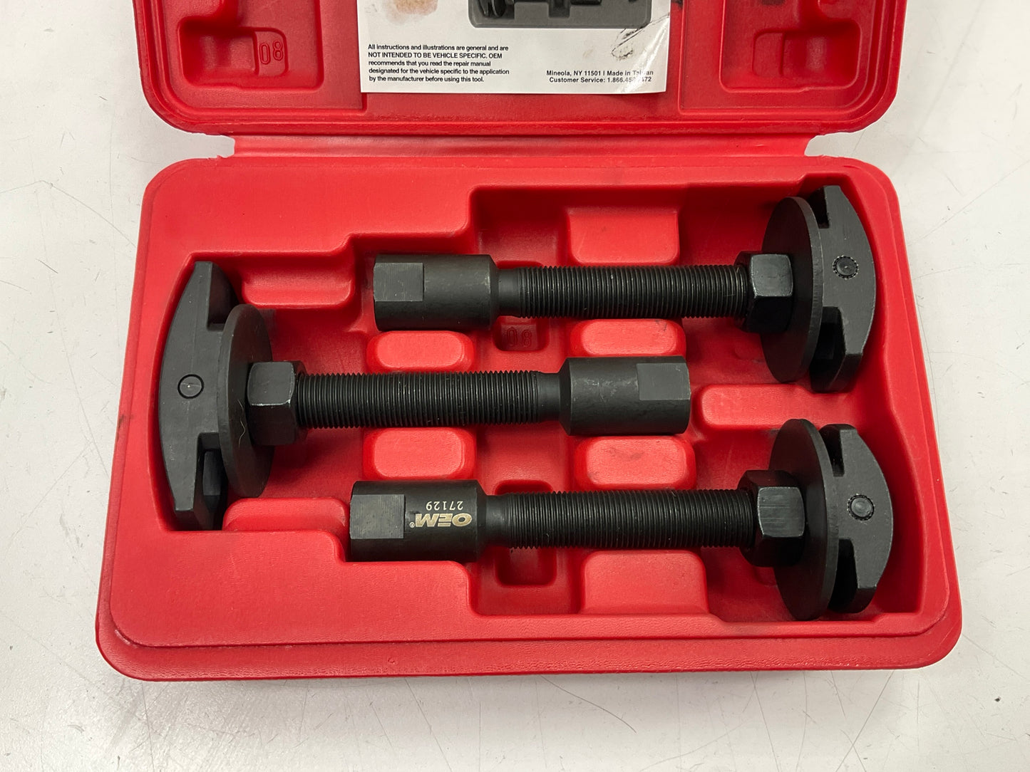 USED #42 - OEM Tools 27129 Rear Axle Bearing Remover Tool Set
