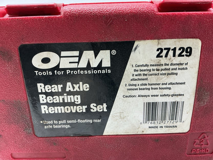 USED #43 OEM Tools 27129 Rear Axle Bearing Remover Tool Set