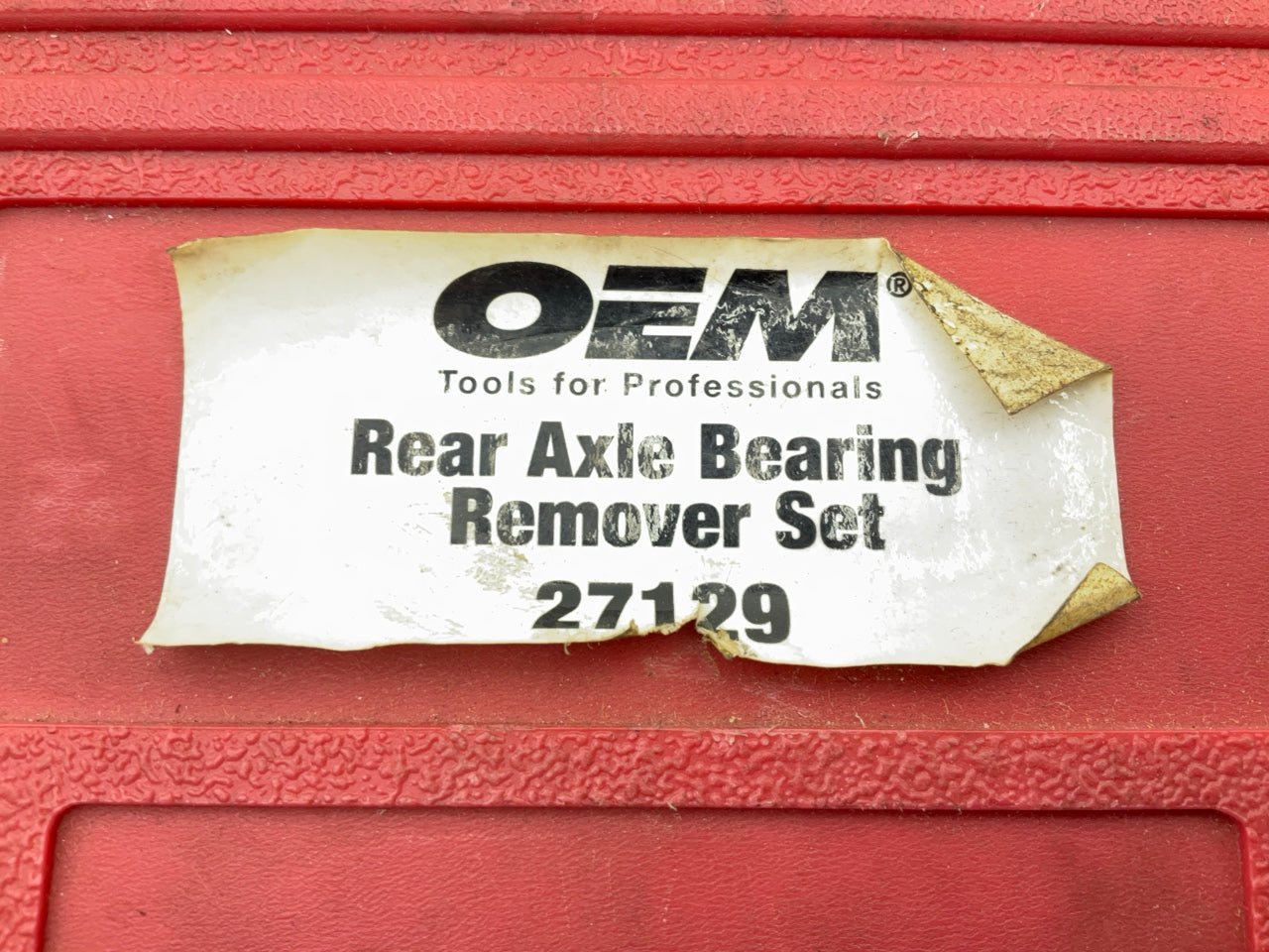 USED #45 OEM Tools 27129 Rear Axle Bearing Remover Tool Set