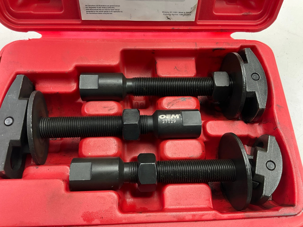 USED #6 OEM Tools 27129 Rear Axle Bearing Remover Tool Set