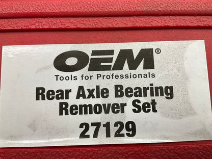 USED #7 OEM Tools 27129 Rear Axle Bearing Remover Tool Set