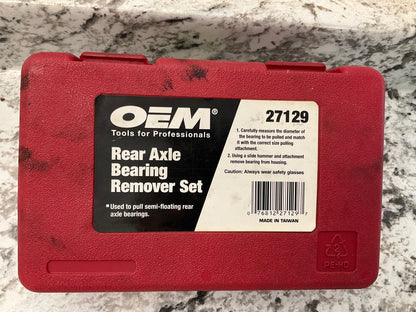 USED #1 - OEM Tools 27129 Rear Axle Bearing Remover Tool Set