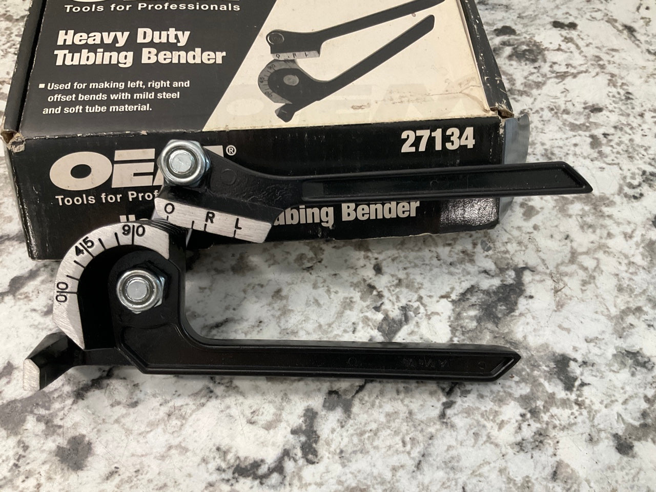OEM 27134 Heavy Duty Tubing Bender Manual Tool 1/4'' 5/16'' 3/8'' Fuel Brake Line