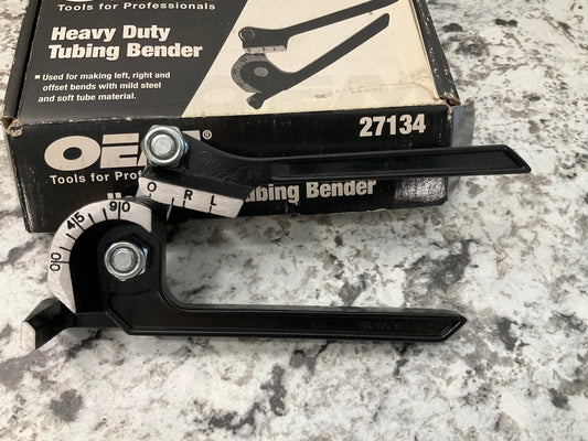 OEM 27134 Heavy Duty Tubing Bender Manual Tool 1/4'' 5/16'' 3/8'' Fuel Brake Line