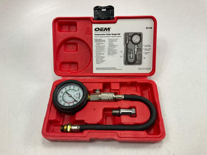 USED #13 - OEM TOOLS 27138 Engine Cylinder Compression Tester Gauge Tool Set Kit