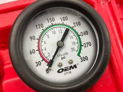 USED #13 - OEM TOOLS 27138 Engine Cylinder Compression Tester Gauge Tool Set Kit