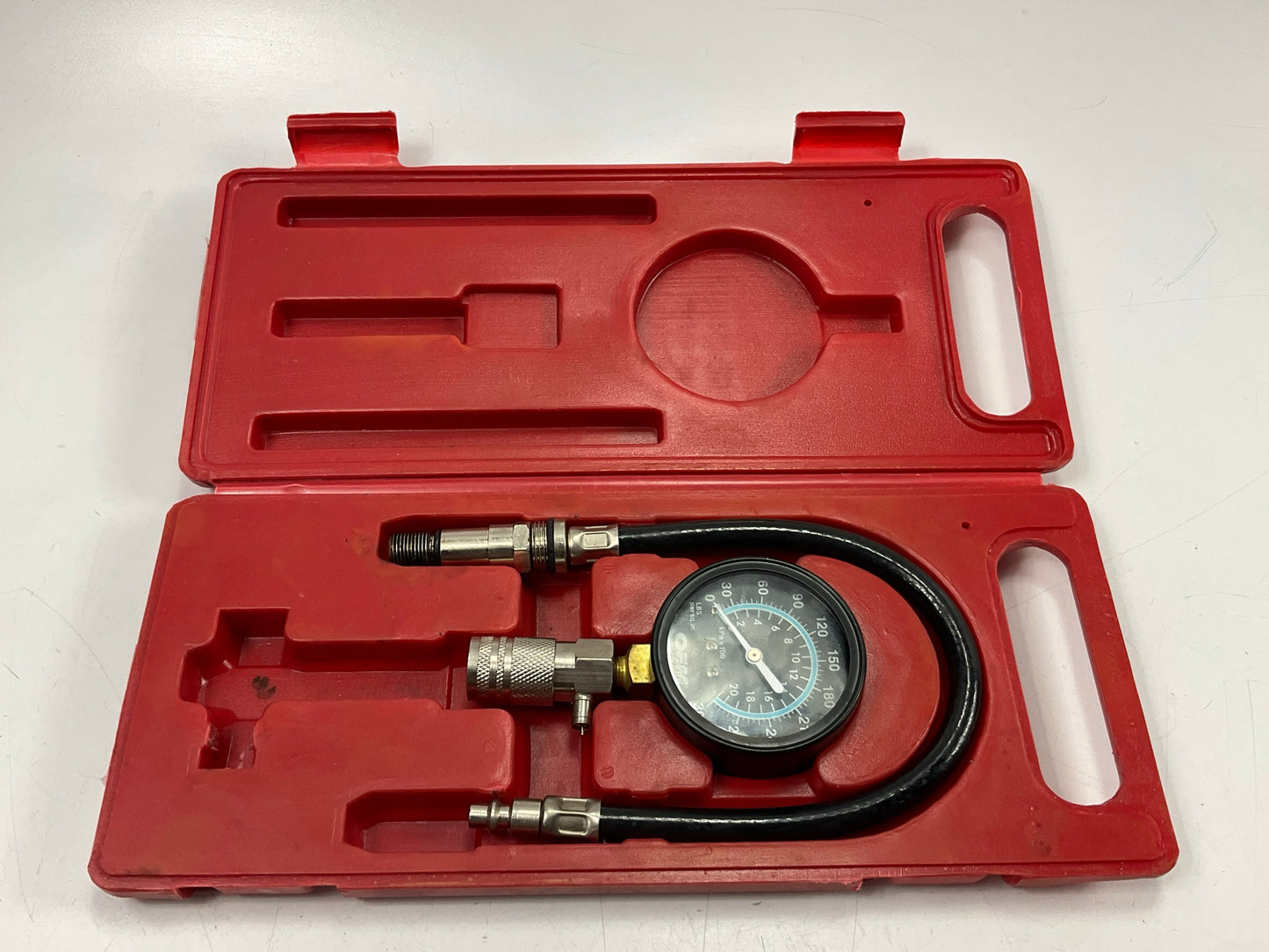 USED #14 - OEM TOOLS 27138 Engine Cylinder Compression Tester Gauge Tool Set Kit