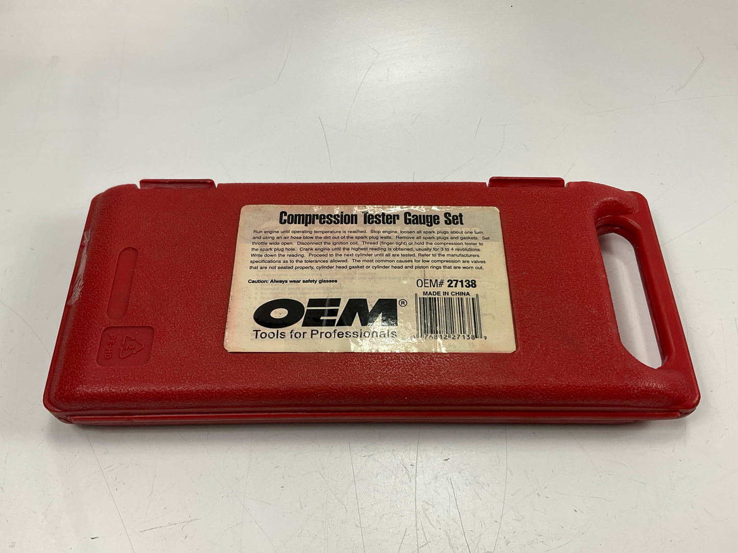USED #14 - OEM TOOLS 27138 Engine Cylinder Compression Tester Gauge Tool Set Kit