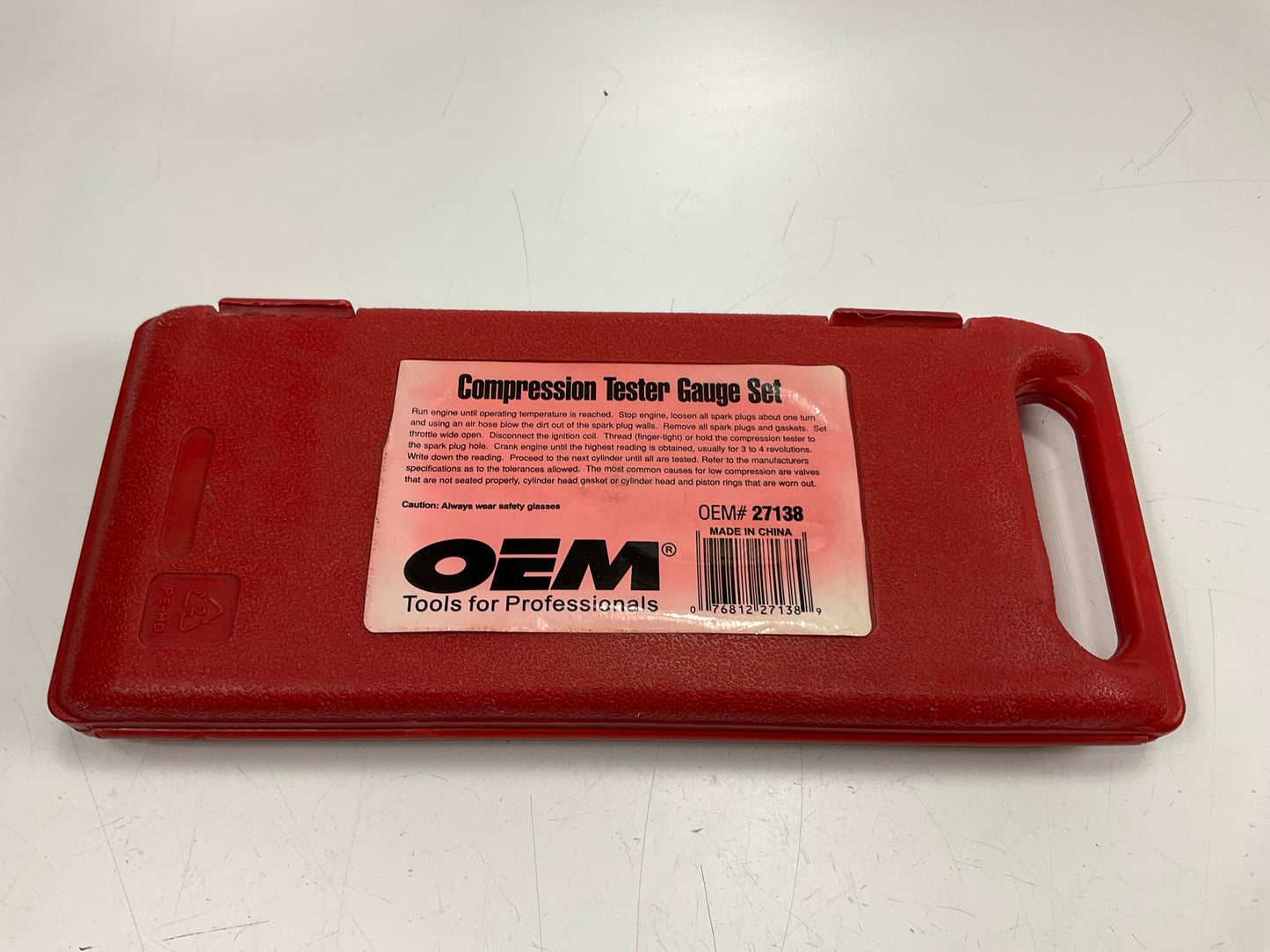 USED #17 - OEM TOOLS 27138 Engine Cylinder Compression Tester Gauge Tool Set Kit