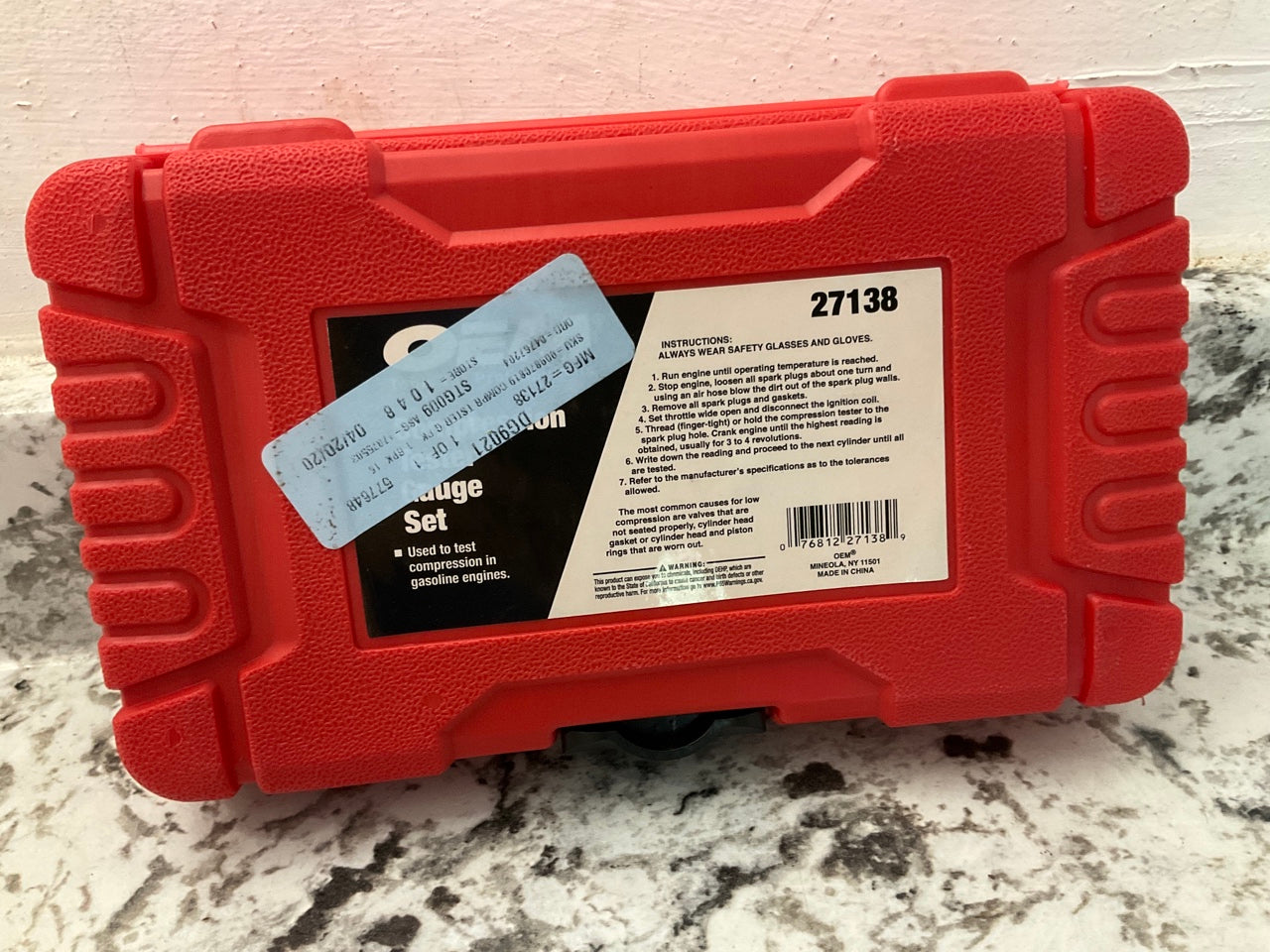 Oem Tools 27138 Engine Cylinder Compression Tester Tool
