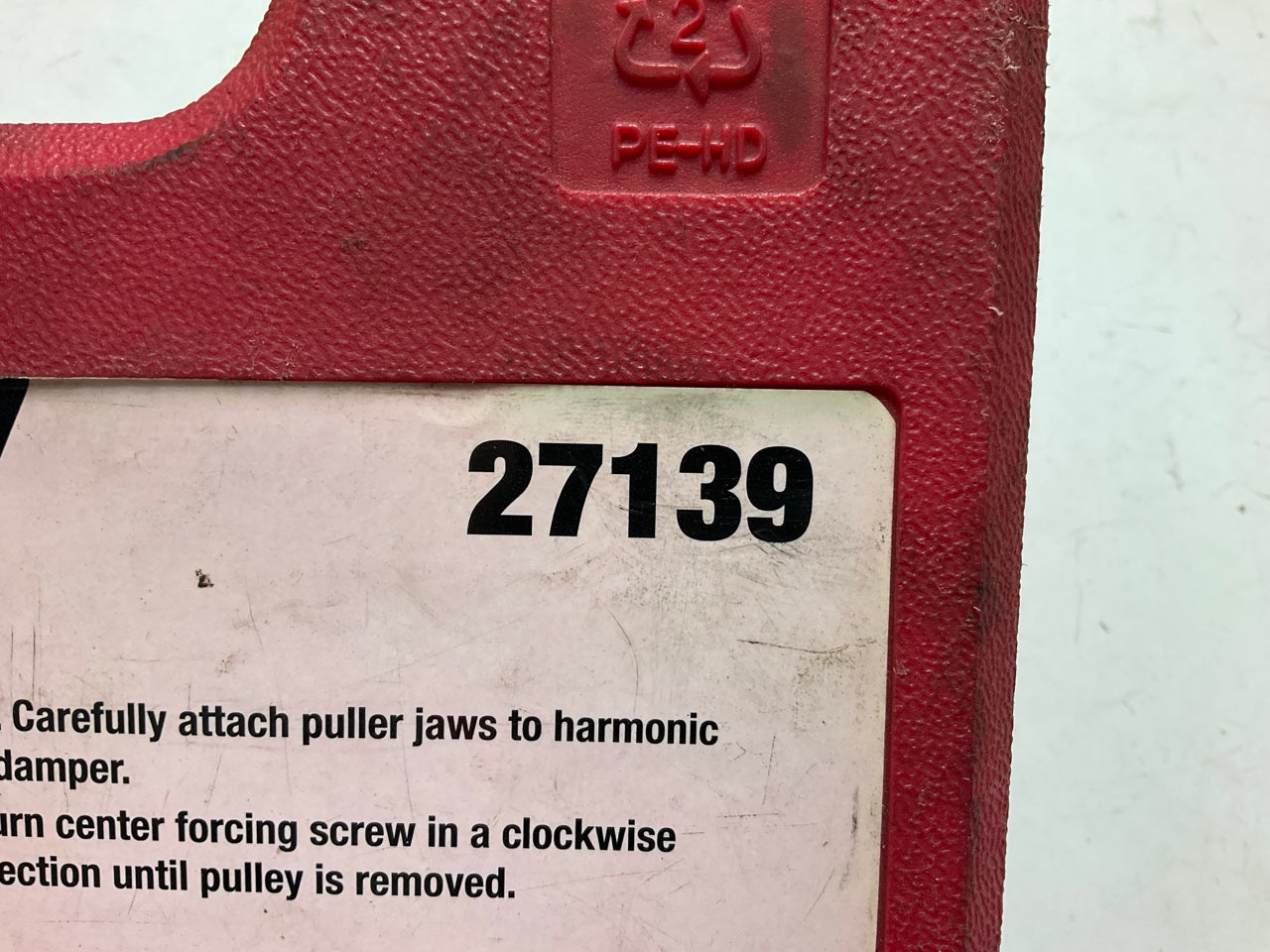 USED #2 OEM TOOLS 27139 Harmonic Damper, Balancer Removal Tool Set For Chrysler