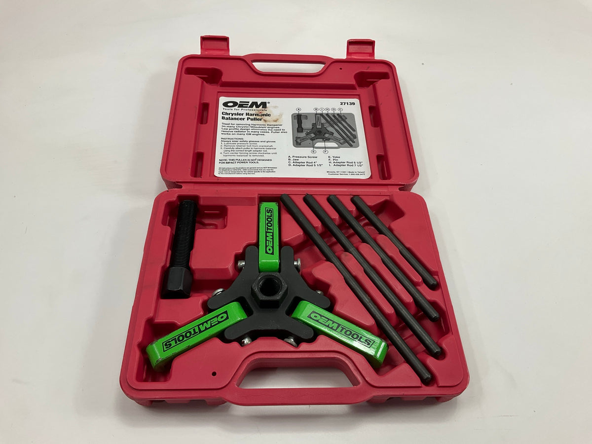 USED #35 OEM TOOLS 27139 Harmonic Damper, Balancer Removal Tool Set For Chrysler