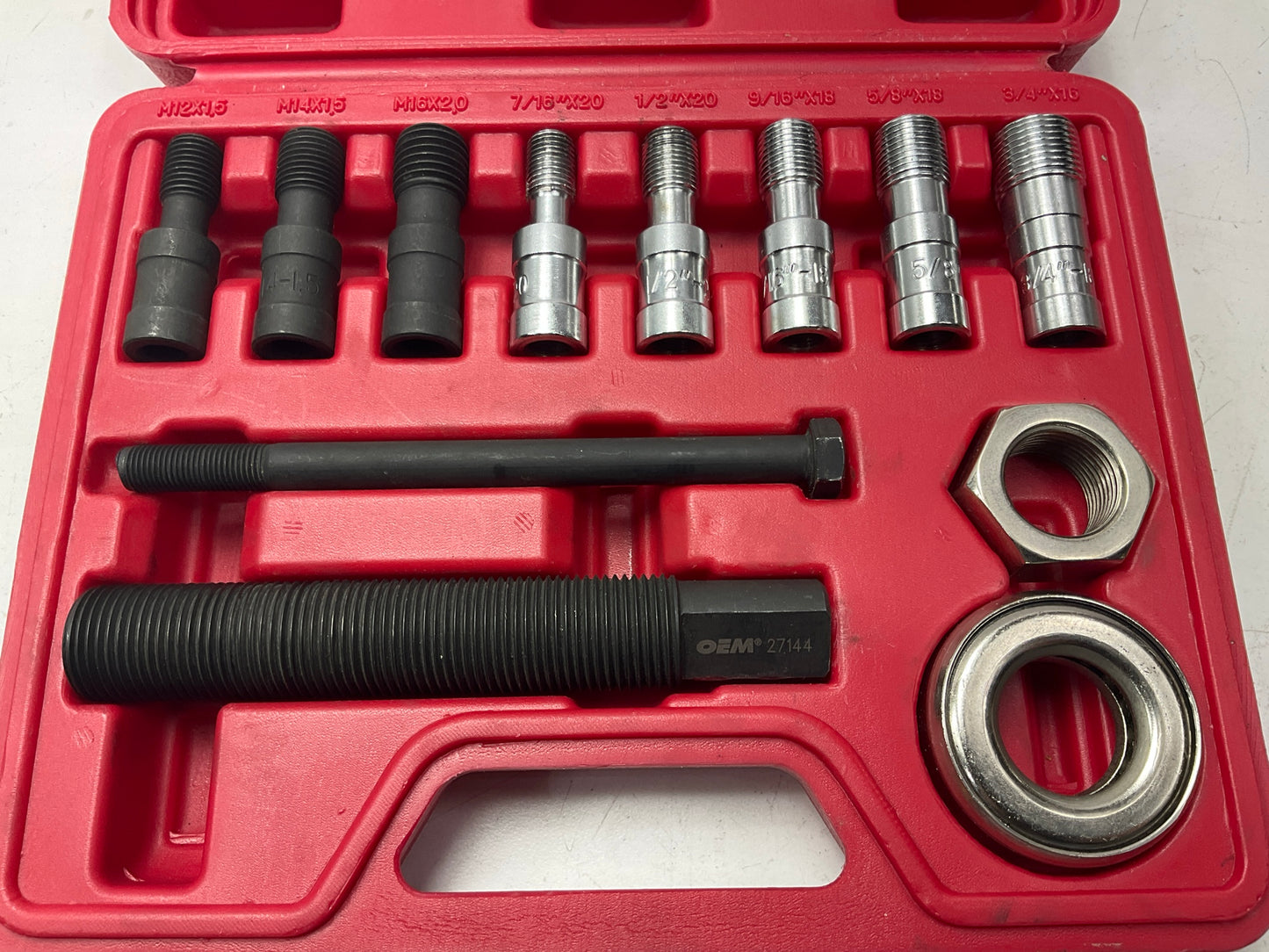 USED #32 OEM Tools 27144 Engine Harmonic Balancer Installer Tool Set