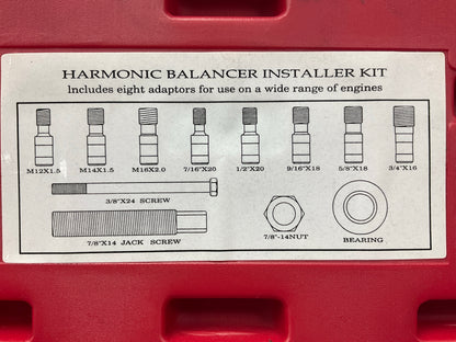 USED #32 OEM Tools 27144 Engine Harmonic Balancer Installer Tool Set