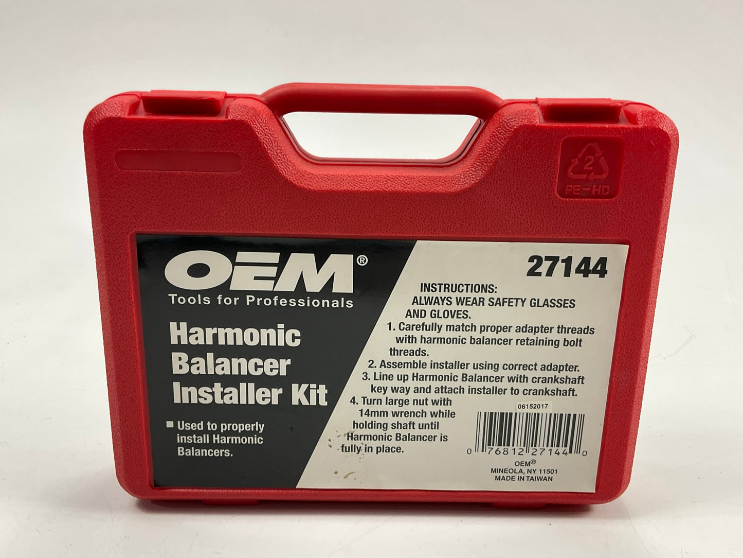 USED #43 OEM Tools 27144 Engine Harmonic Balancer Installer Tool Set