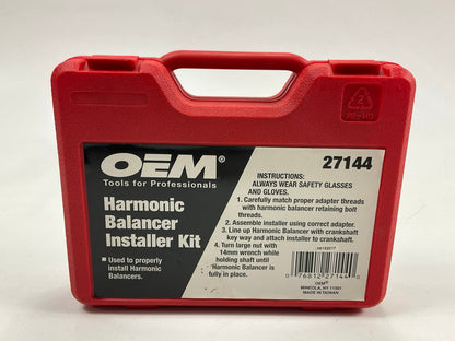 USED #43 OEM Tools 27144 Engine Harmonic Balancer Installer Tool Set