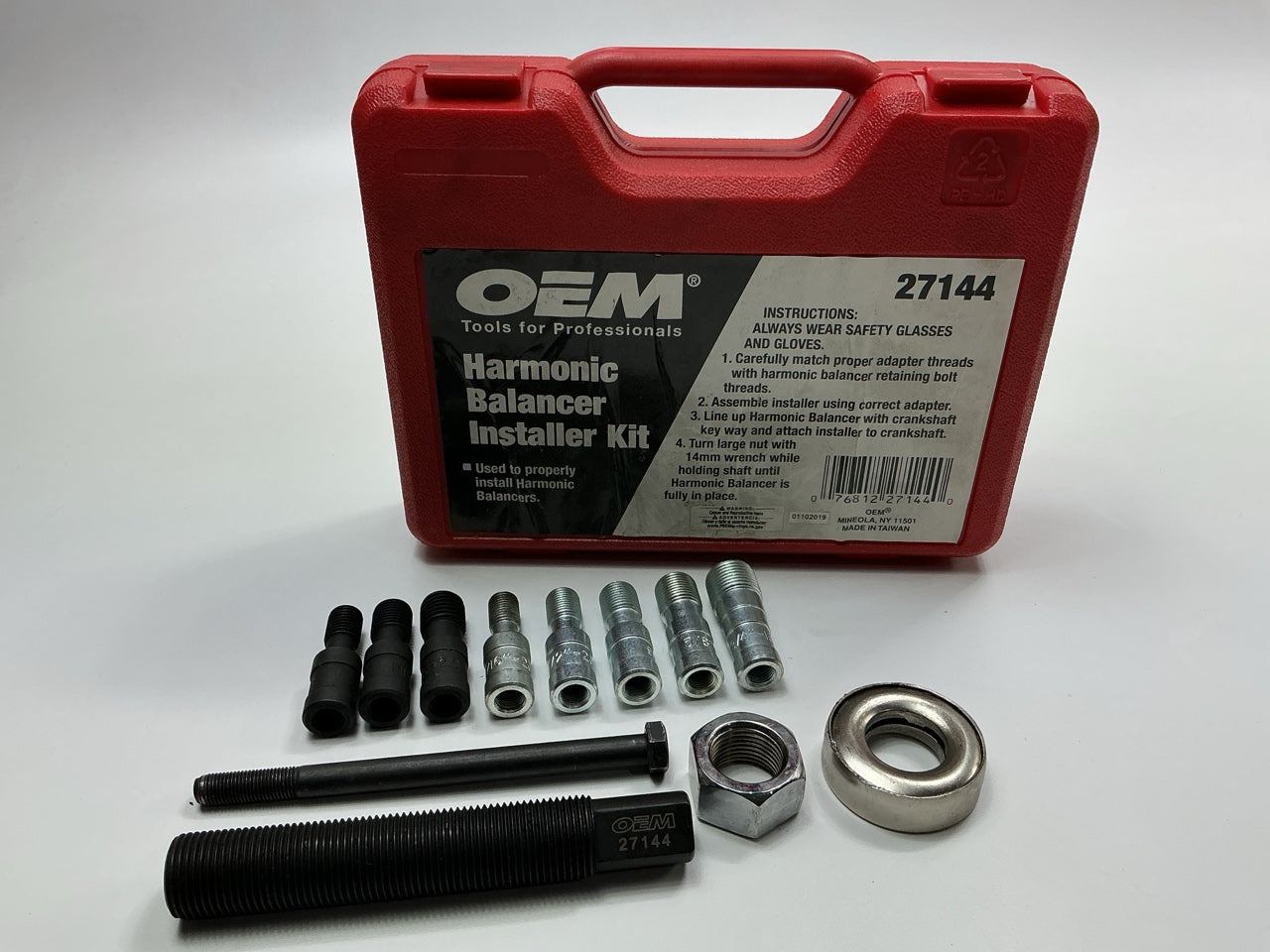 USED #44 OEM Tools 27144 Engine Harmonic Balancer Installer Tool Set