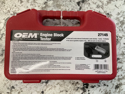 OEM TOOLS 27145 Combustion Leak Detector Block Tester Tool For Engine Blocks