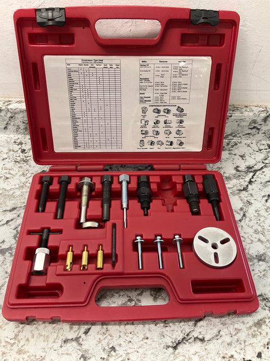 INCOMPLETE & USED #6 - OEM TOOLS 27150 A/C Compressor Clutch Hub Tool Set
