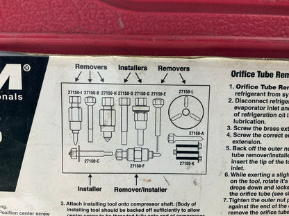 USED #14 - OEM TOOLS 27150 A/C Compressor Clutch Hub Removal Install Tool Set