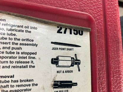 USED #14 - OEM TOOLS 27150 A/C Compressor Clutch Hub Removal Install Tool Set