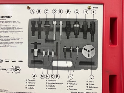 USED #16 - OEM TOOLS 27150 A/C Compressor Clutch Hub Removal Install Tool Set