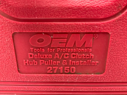 USED #22 - OEM TOOLS 27150 A/C Compressor Clutch Hub Removal Install Tool Set